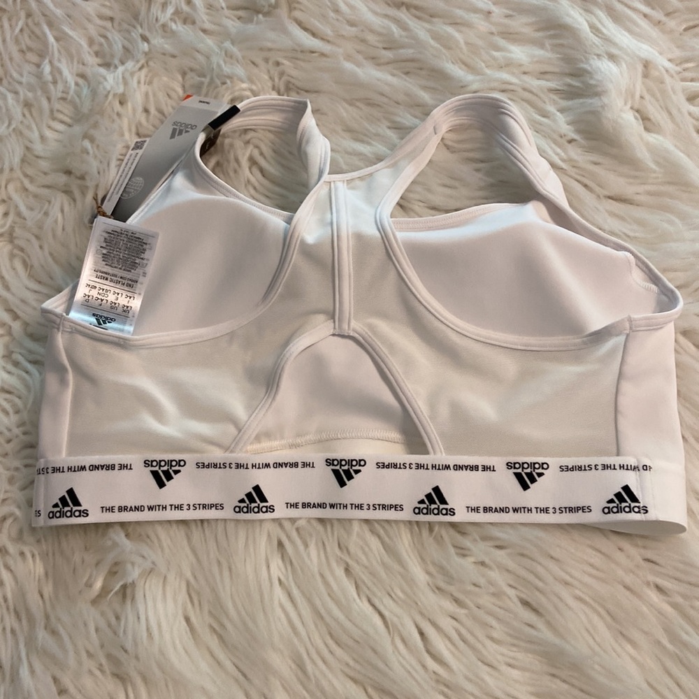 Adidas Women's White Sports Bra brand new with tag - Picture 7 of 8